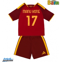 AS Roma Manu Kone #17 Hjemmedraktsett Barn 2026-27 Kortermet (+ Korte bukser)